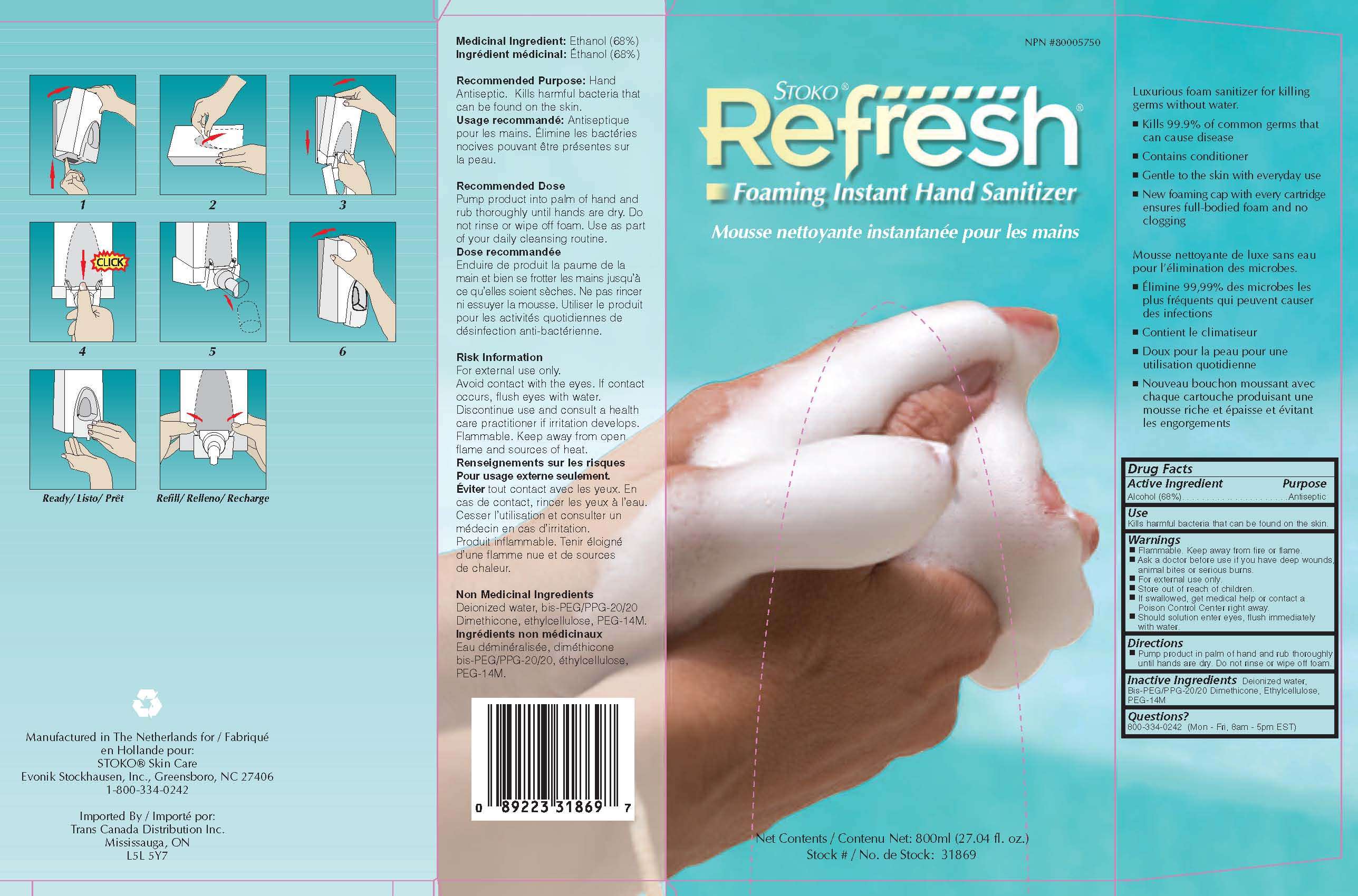 Refresh Foaming Instant Hand Sanitizer