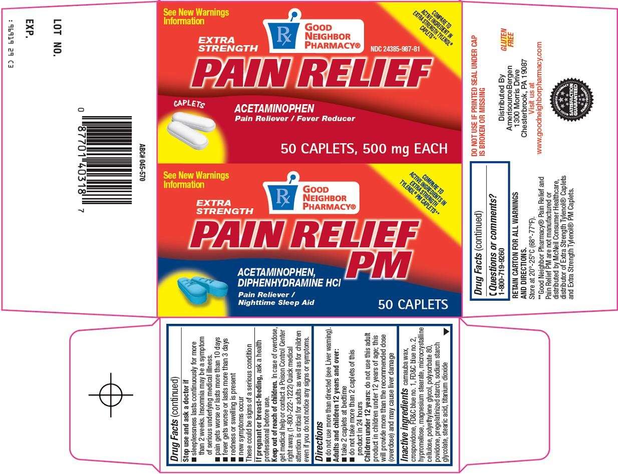 Good Neighbor Pharmacy Pain Relief and Pain Relief PM
