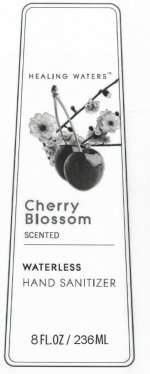 Healing Waters Cherry Blossom Scented Waterless Hand Sanitizer