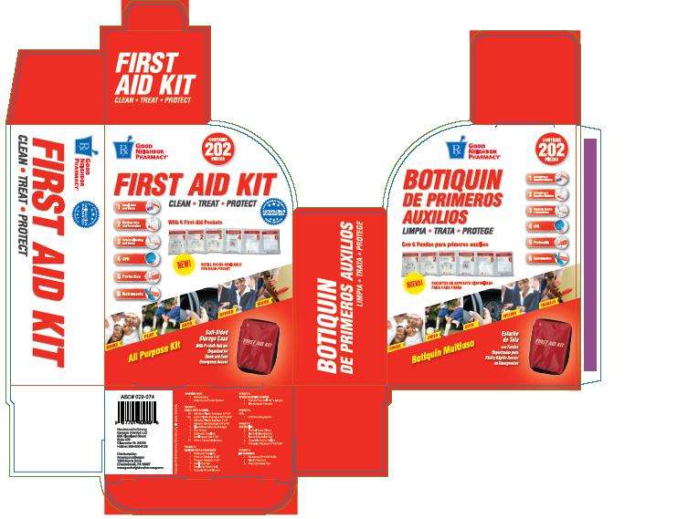 GOOD NEIGHBOR PHARMACY FIRST AID Contains 202 PIECES