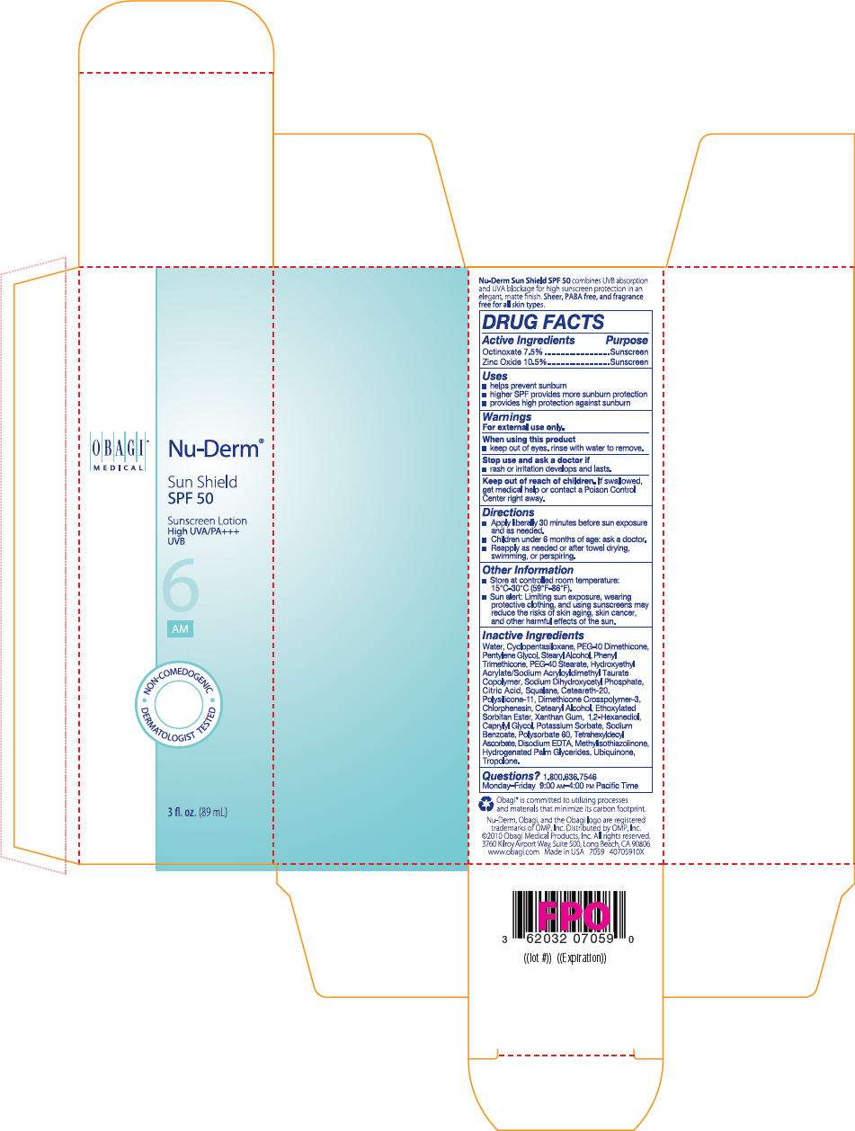 NU-DERM SUN SHIELD SPF 50 SUNSCREEN