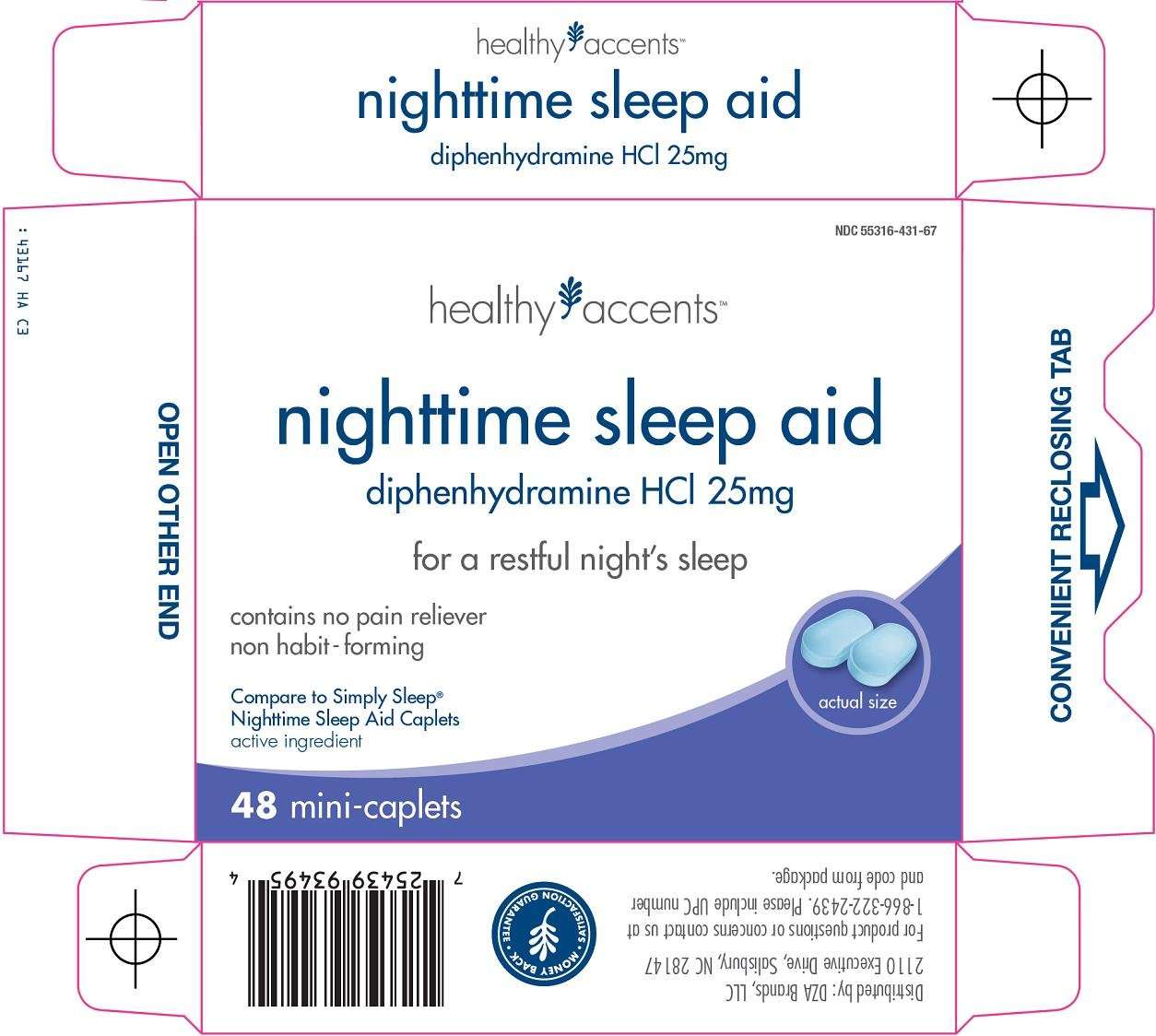 healthy accents nighttime sleep aid