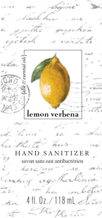 LETTERS Lemon Verbena Hand Sanitizer