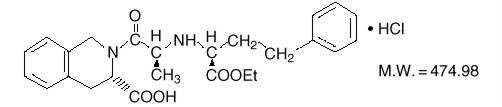 quinapril hydrochloride and hydrochlorothiazide
