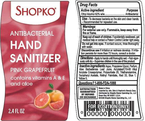 Shopko Antibacterial Hand Sanitizer