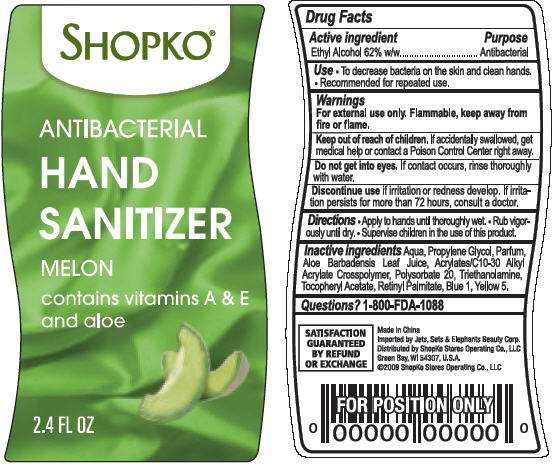 Shopko Antibacterial Hand Sanitizer