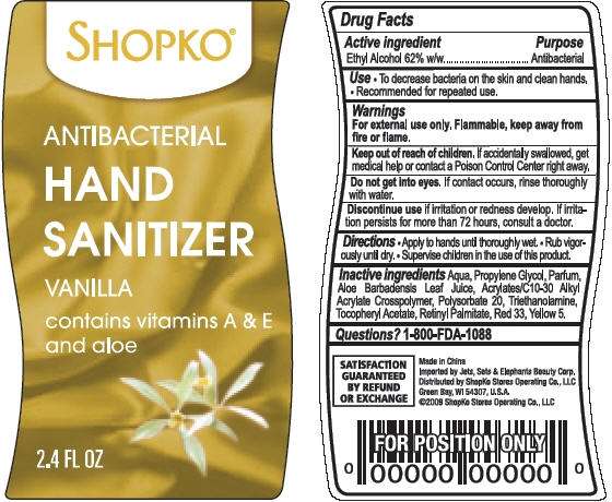 Shopko Antibacterial Hand Sanitizer
