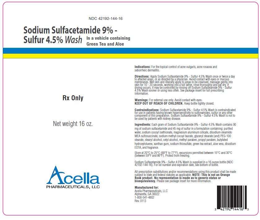Sodium Sulfacetamide 9 Sulfur 4.5 Wash