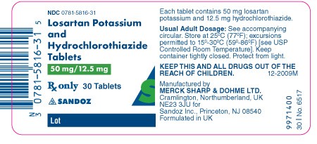 losartan potassium and hydrochlorothiazide