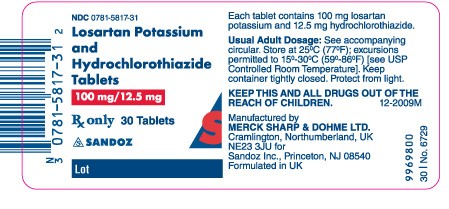 losartan potassium and hydrochlorothiazide