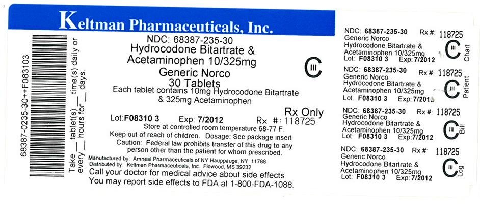 Hydrocodone Bitartrate and Acetaminophen