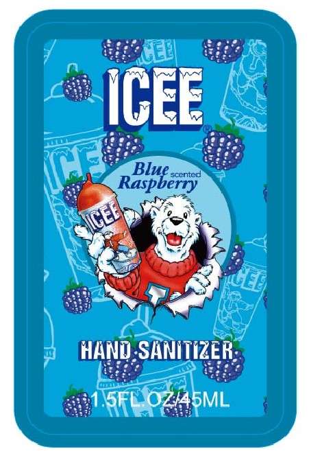 Icee Blue Raspberry Scented Hand Sanitizer