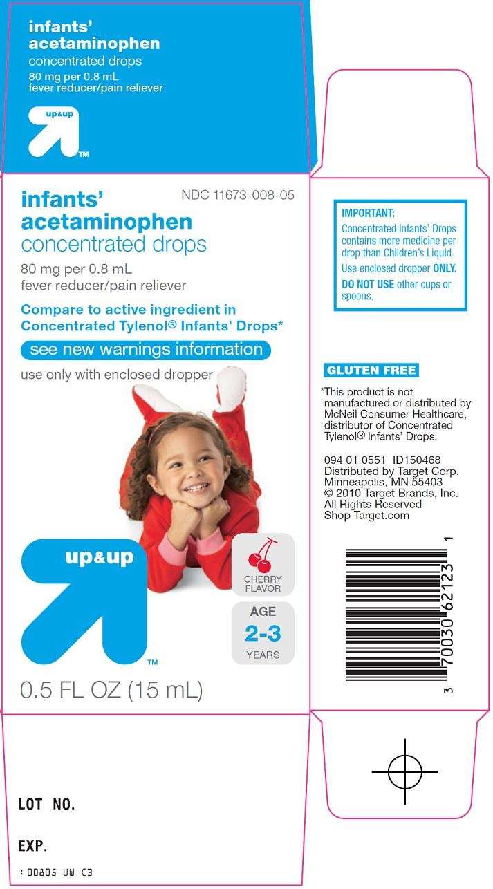 Up and Up infants acetaminophen