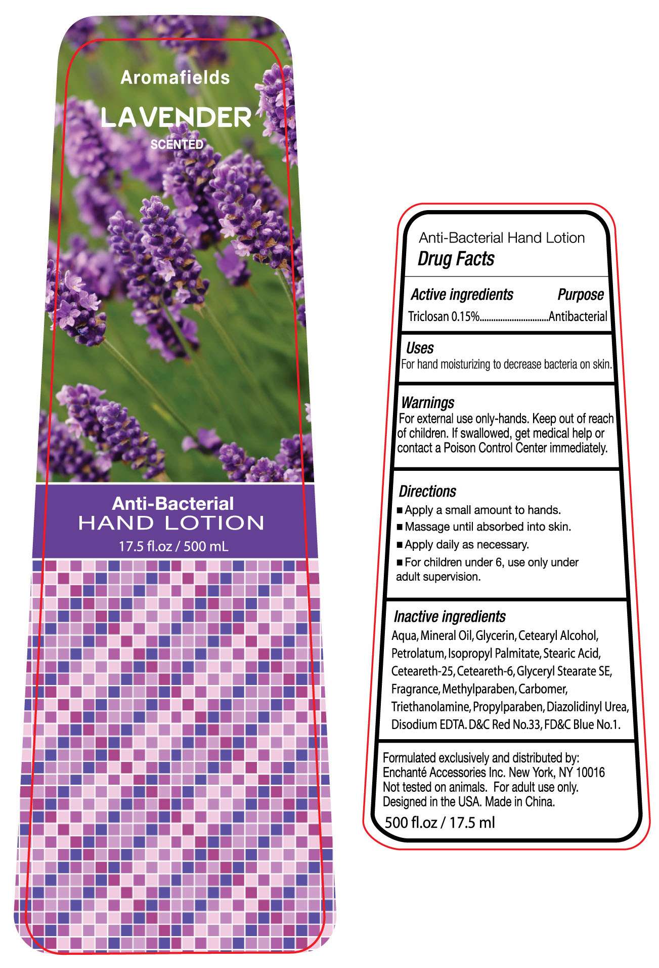 Aromafields Lavender Scented Anti-Bacterial Hand