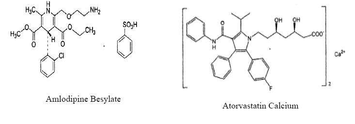 Amlodipine besylate and Atorvastatin calcium