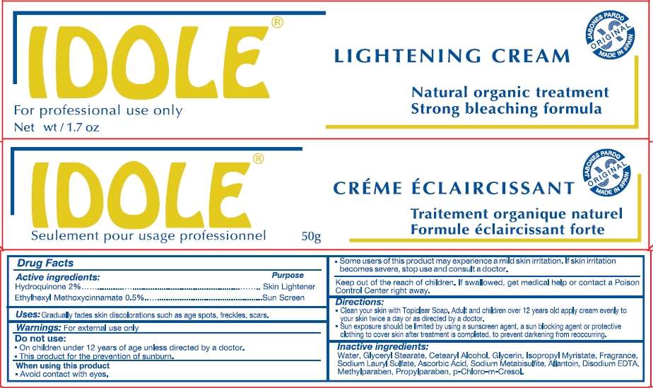 Idole Natural Organic Skin Lightening