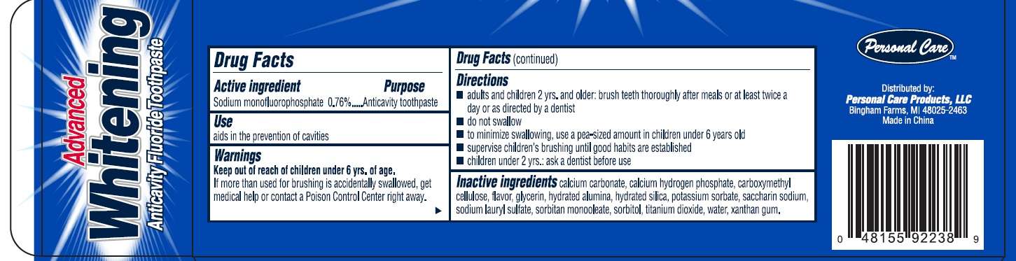 Advanced Whitening Anticavity Fluoride