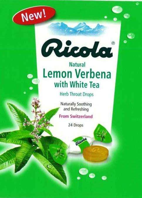 Natural Lemon Verbena with White Tea Herb Throat Drops