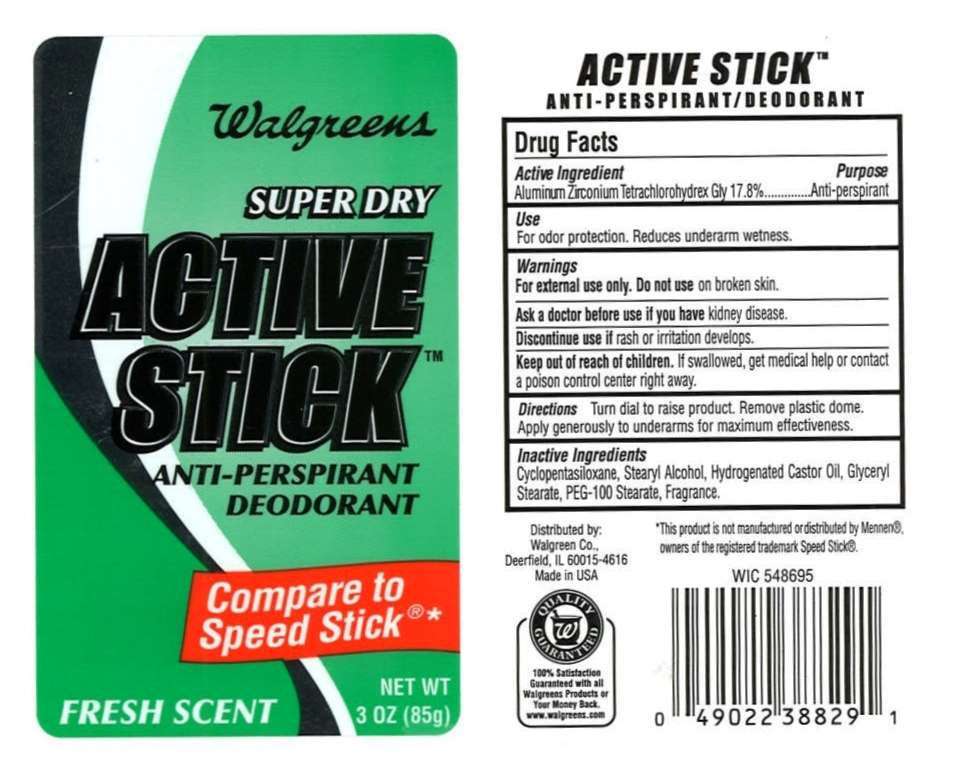 Walgreens Active Stick