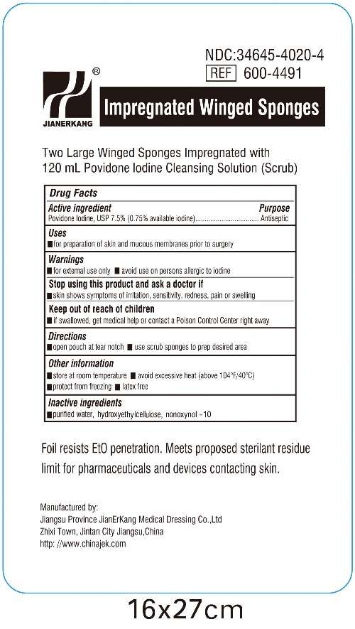 Povidone Iodine Impregnated