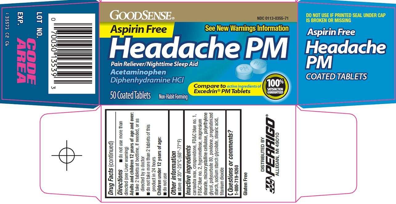 Good Sense headache pm