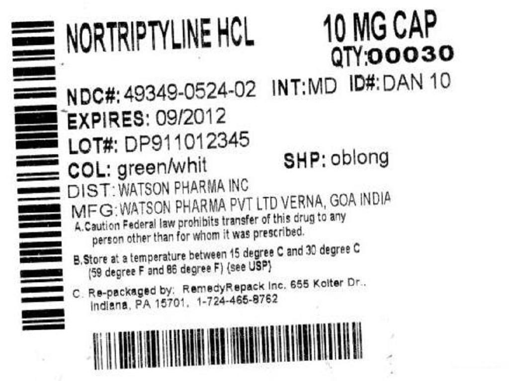 Nortriptyline Hydrochloride