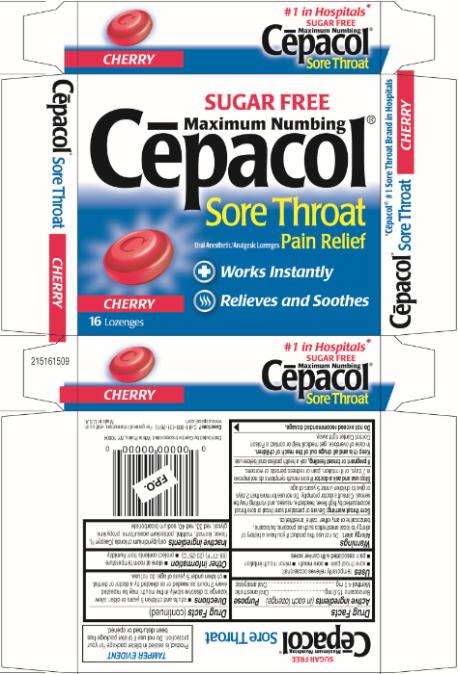 Cepacol Sore Throat Maximum Numbing Cherry