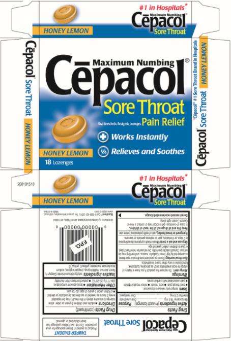 Cepacol Sore Throat Maximum Numbing Cherry