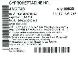 CYPROHEPTADINE HYDROCHLORIDE