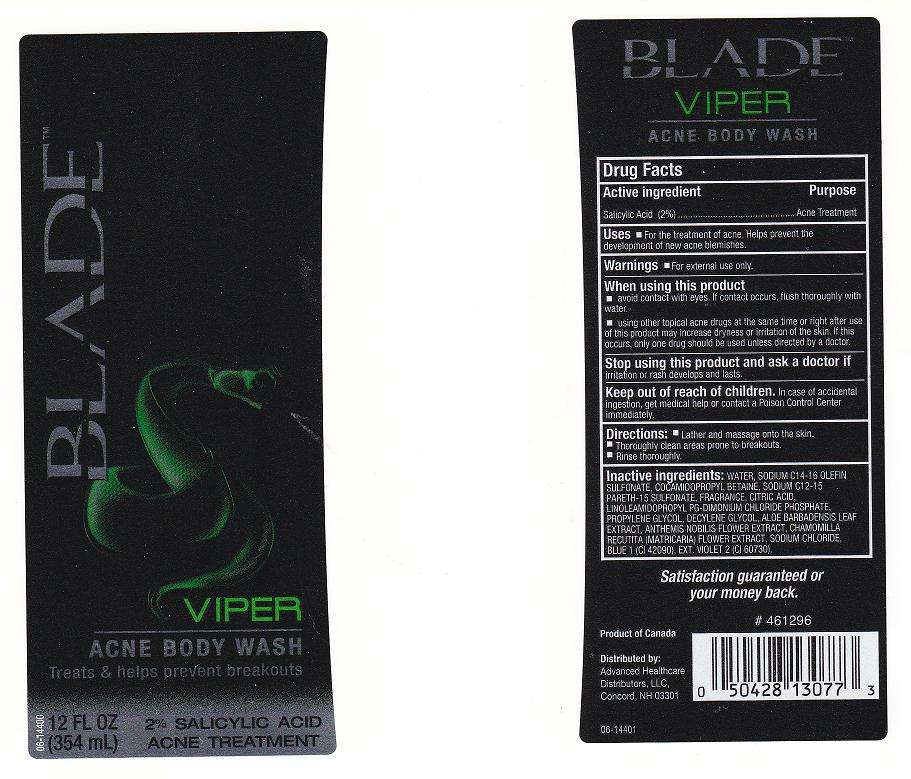 VIPER ACNE BODY WASH