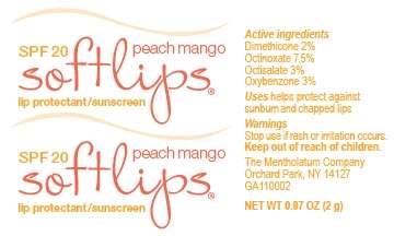 Softlips Peach Mango