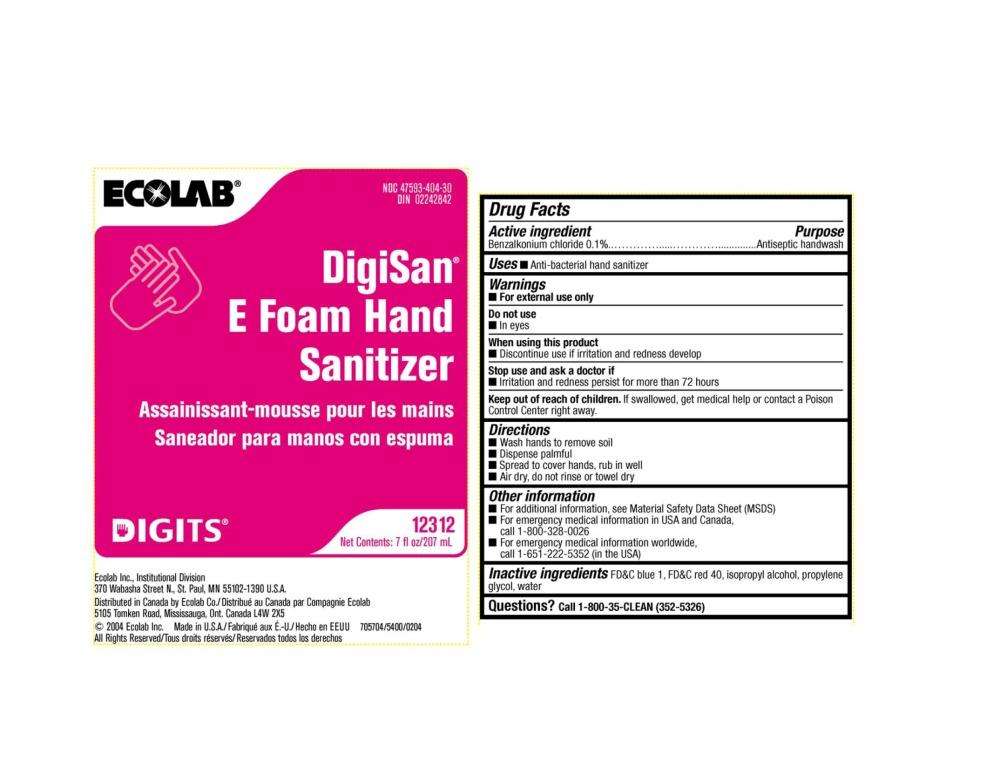 DigiSan E Foam Hand Sanitizer