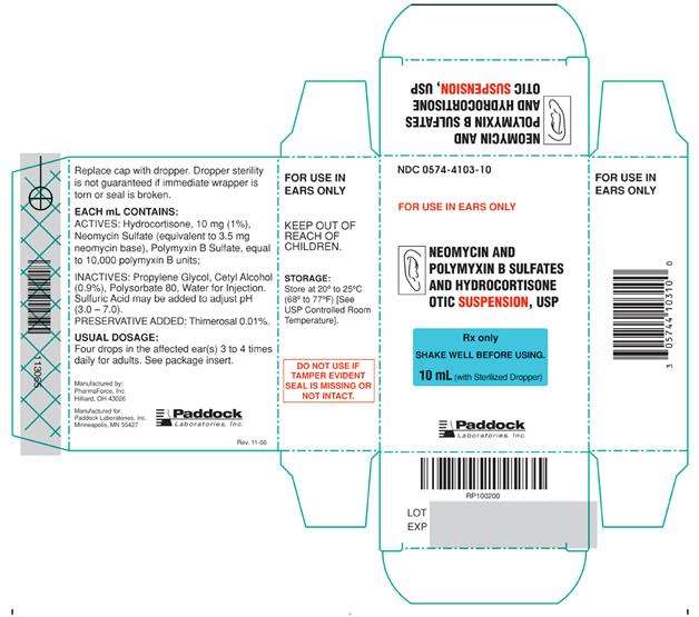 Neomycin and Polymyxin B Sulfates and Hydrocortisone