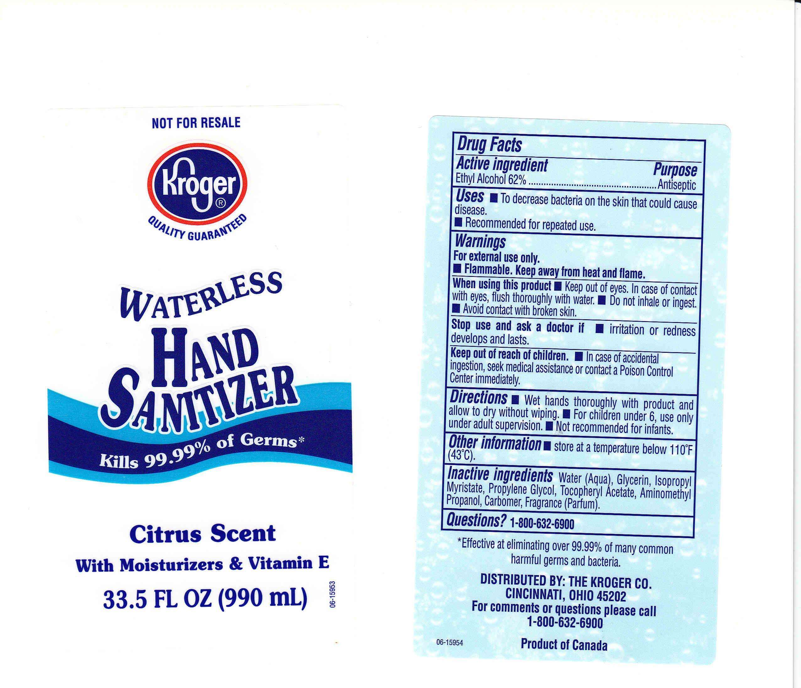 WATERLESS HAND SANITIZER