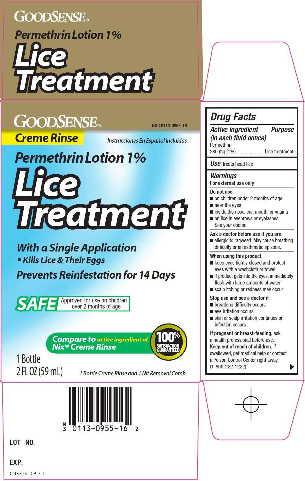 good sense lice treatment