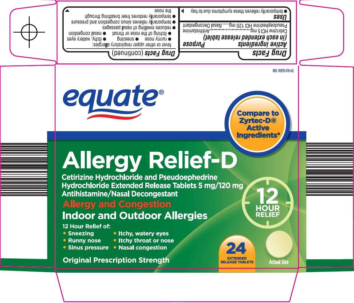 equate allergy relief d