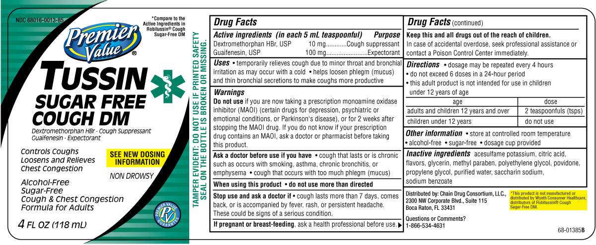 Tussin Sugar Free