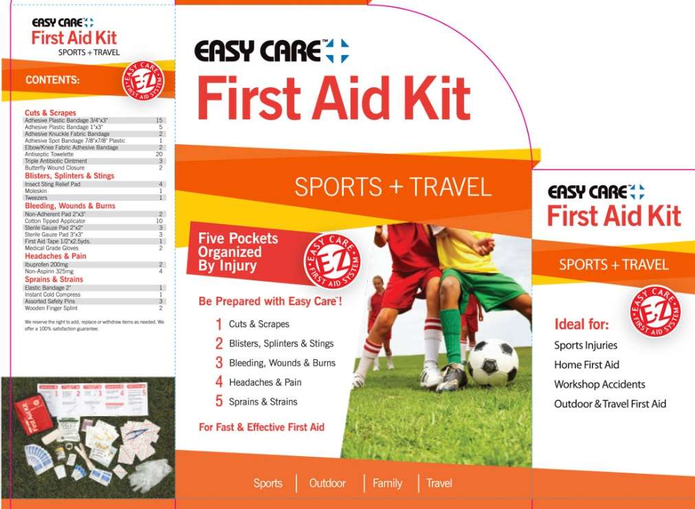 Easy Care First Aid Kit - Sports and Travel