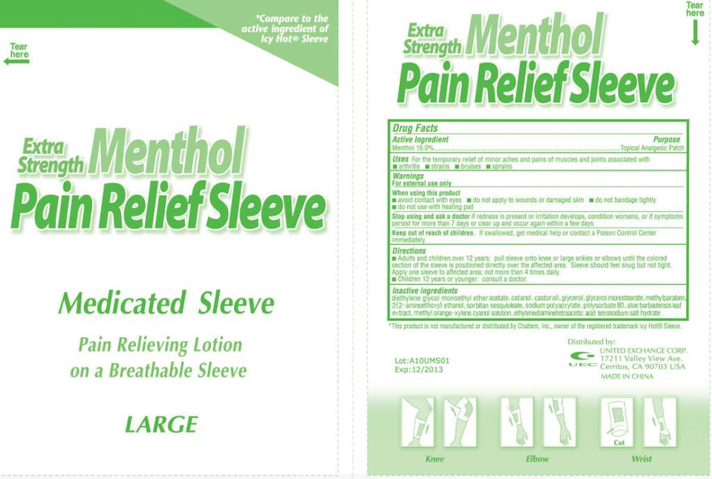 Coralite Extra Strength Menthol Pain Relief Sleeve - KNEE