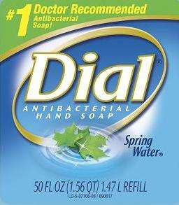 Dial Spring Water Antibacterial Soap