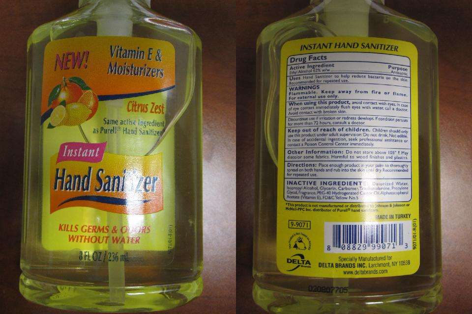 Lucky Instant Hand Sanitizer Citrus Zest