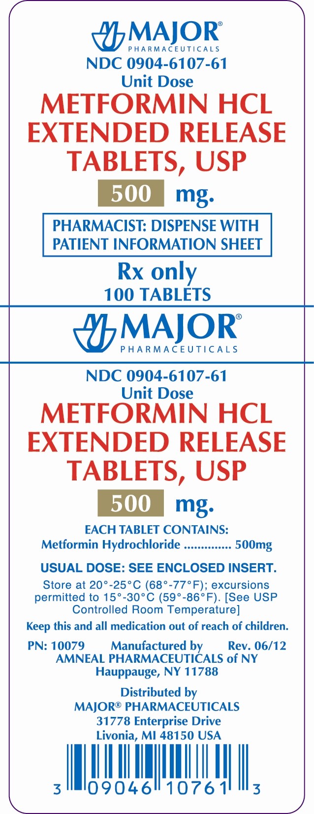 metformin hydrochloride extended-release tablets usp 500mg