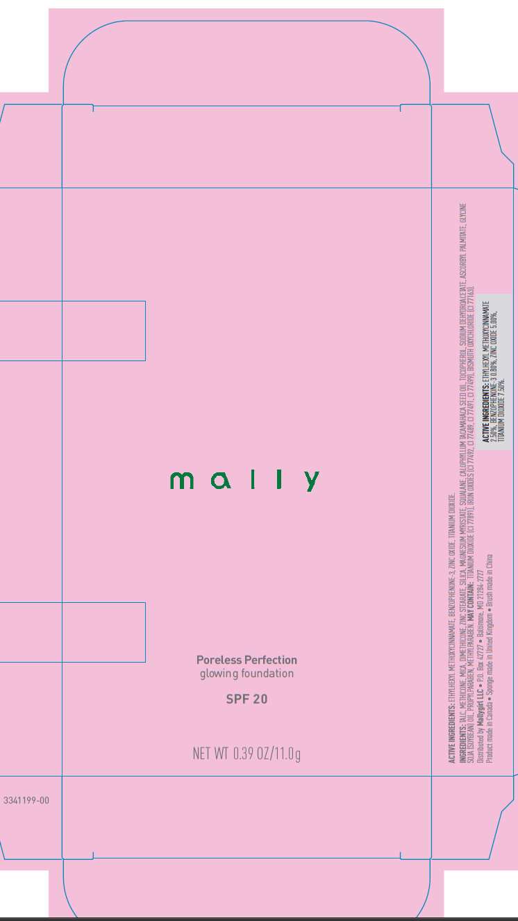 mally Poreless Perfection Glowing Foundation Medium