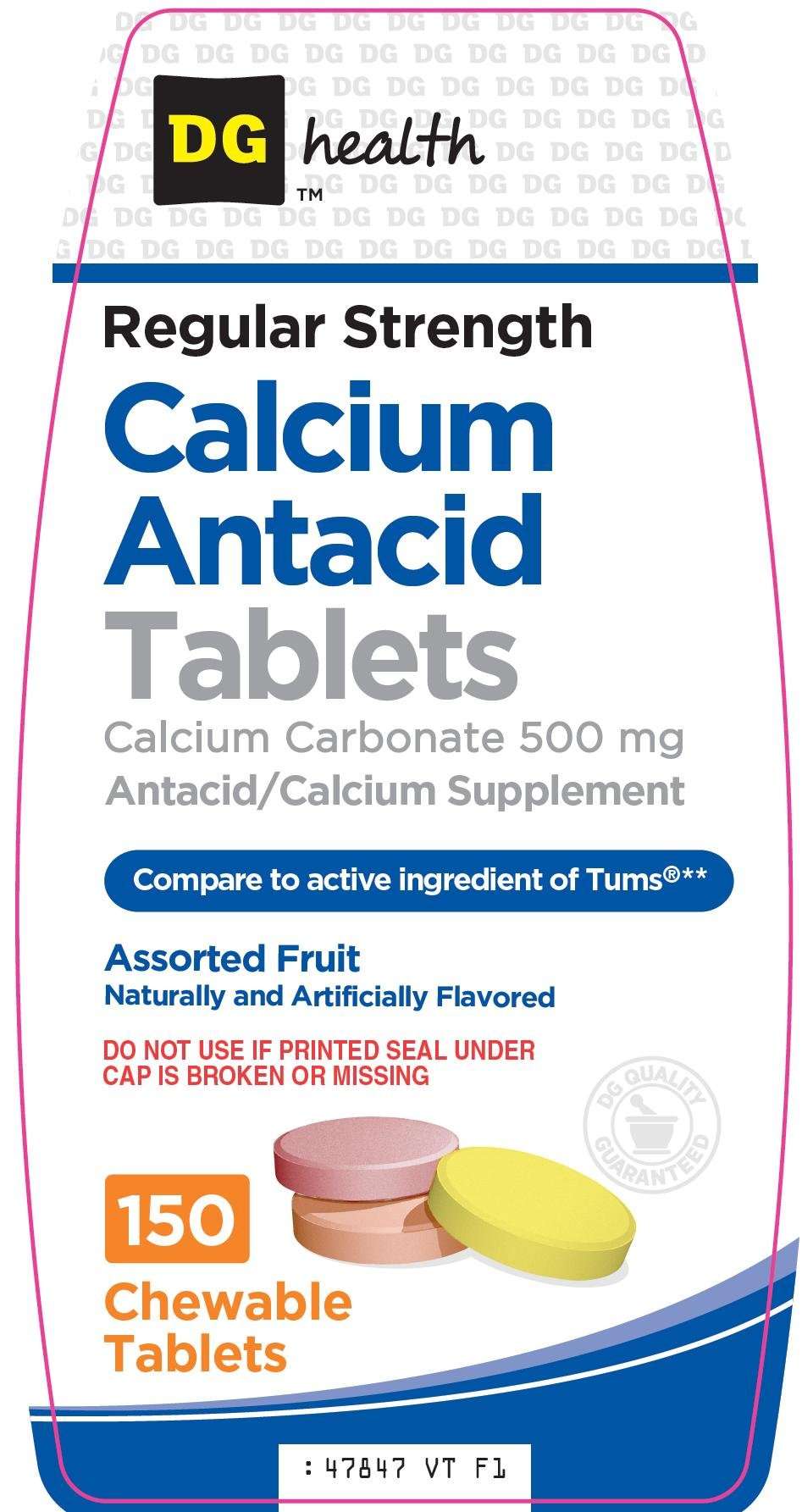 dg health calcium antacid