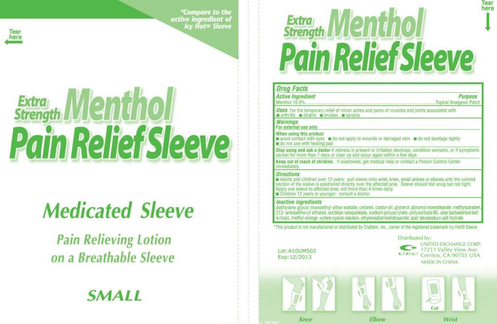 Coralite Extra Strength Menthol Pain Relief Sleeve - WRIST