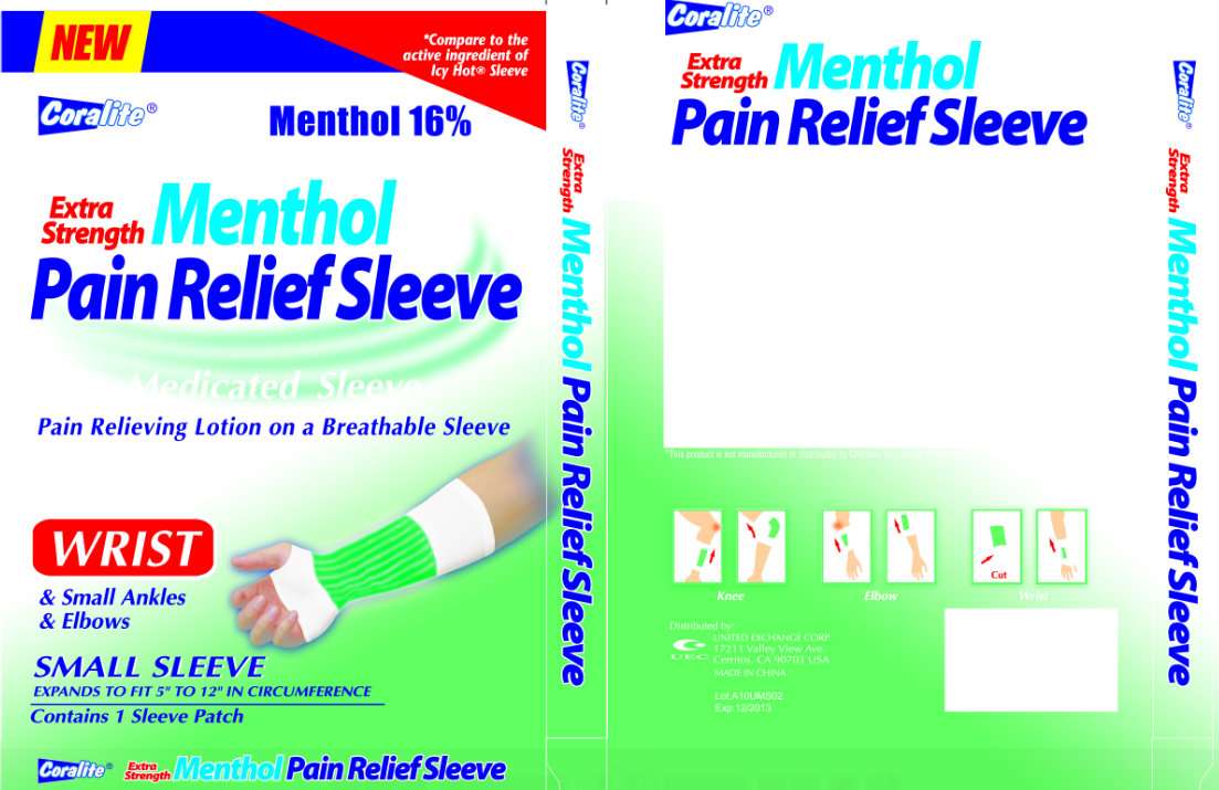Coralite Extra Strength Menthol Pain Relief Sleeve - WRIST