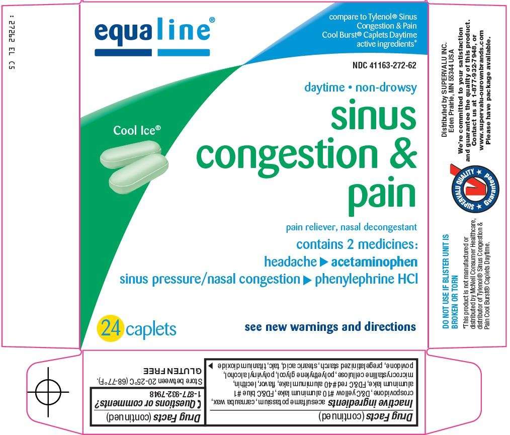 equaline sinus congestion and pain