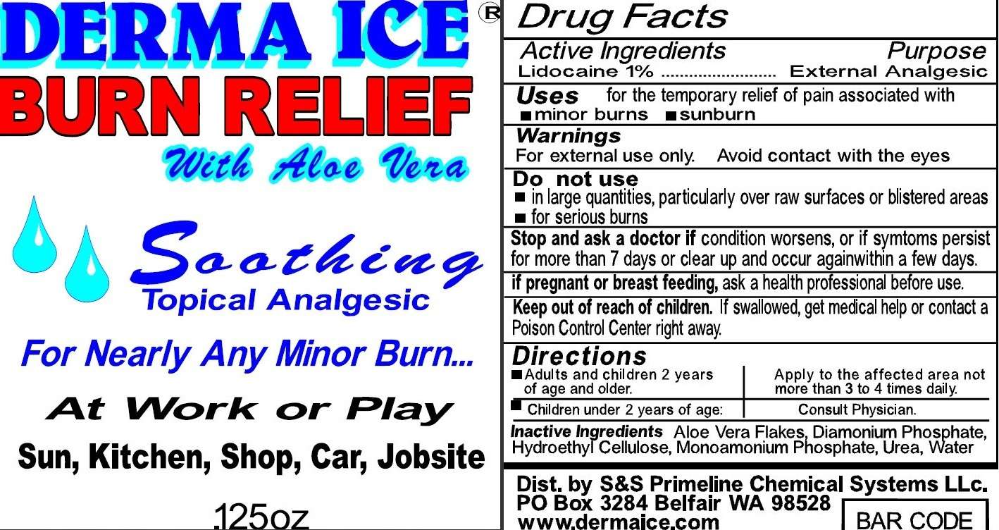 DERMA ICE BURN RELIEF with Aloe Vera