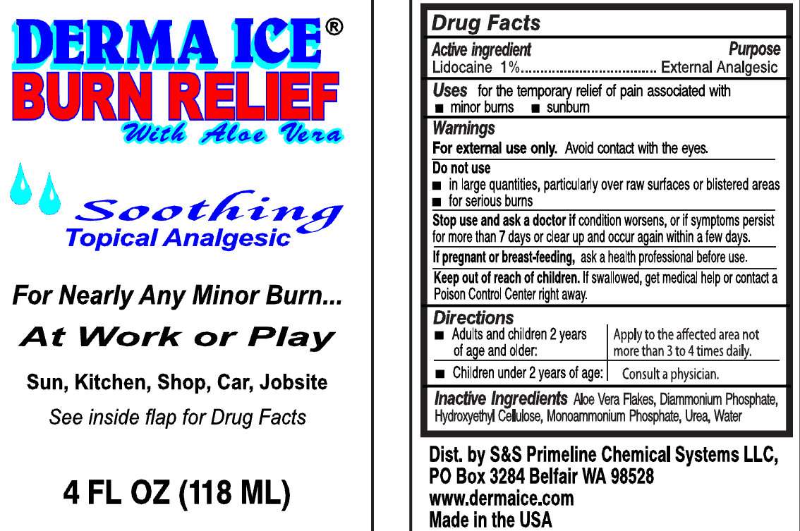 DERMA ICE BURN RELIEF with Aloe Vera