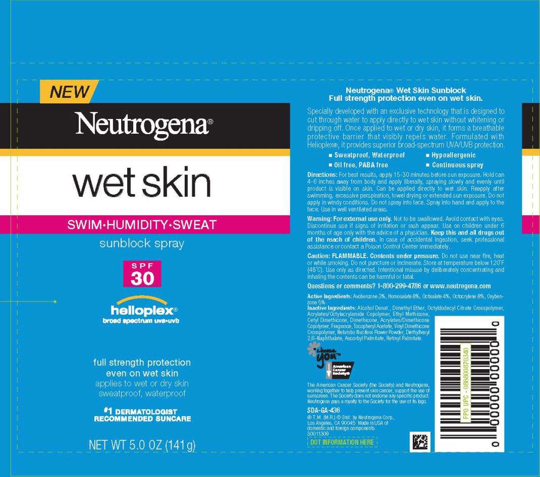 Neutrogena Wet Skin Swim-Humidity-Sweat Sunscreen